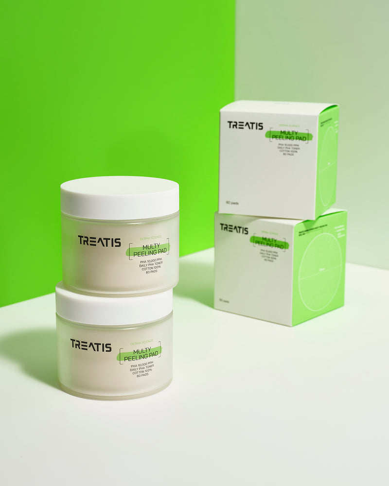 【TREATIS(トリティス）】マルチピーリングパッド　60枚　ふき取り化粧水　ピーリング