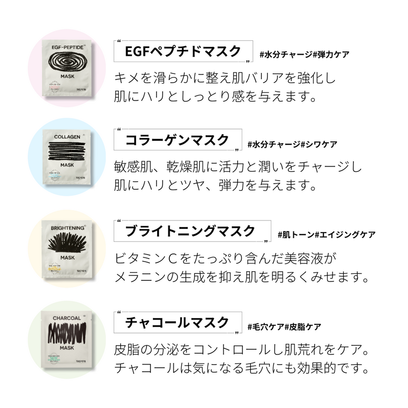 TREATISマスクパック4枚セット
