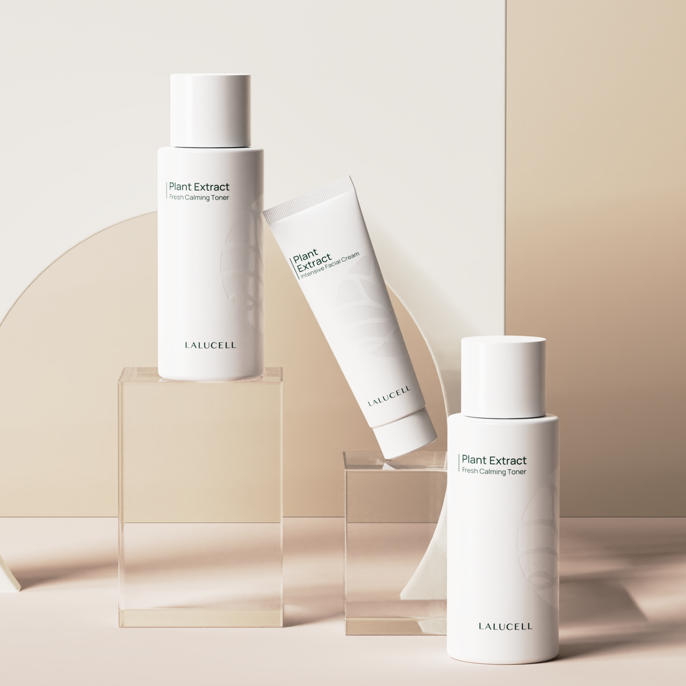 ルネセル　韓国　人気　スキンケア６点セット　箱なし LALUCELL】植物エキスフレッシュカーミングトナー 200ml – K Village
